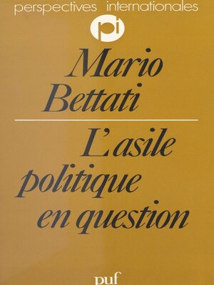 cover image of L'asile politique en question
